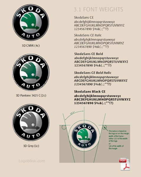 skoda logo guideline