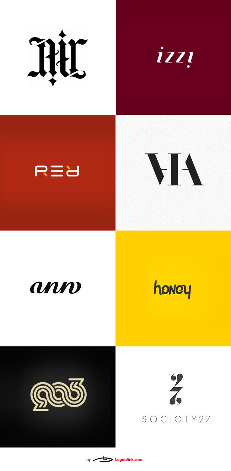 ambigram logo set brand collection