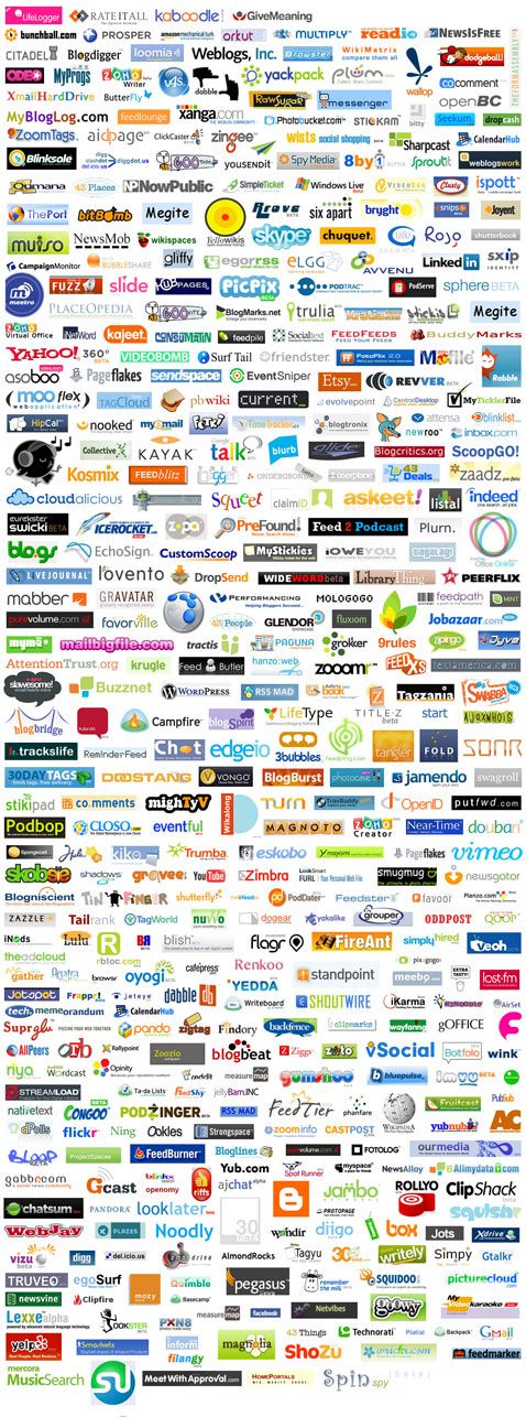 web 2.0 logo sites